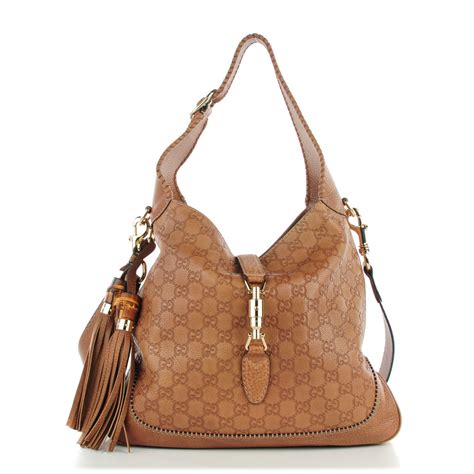 gucci jackie medium brown